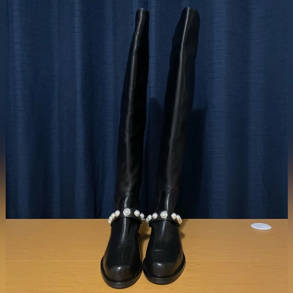 Stuart Weitzman Portia Studded Boots